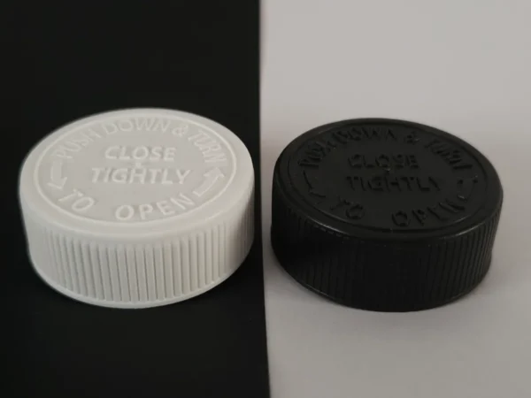 Tapas tipo push tipo blanco y negro Quality Plast